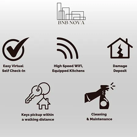 Bnbnova - Lovely Saint Julian With Terrace Appartement *