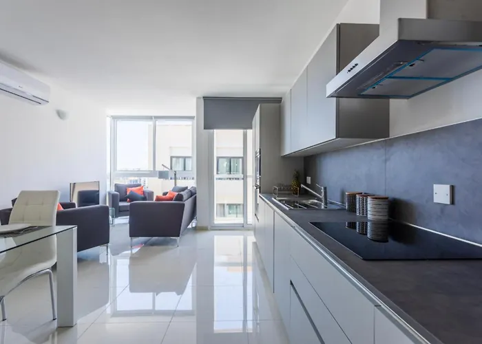 Bnbnova - Lovely Saint Julian With Terrace Appartement San Ġiljan